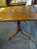 Georgian Mahogany Tripod Table