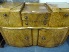 Art Deco Walnut Sideboard