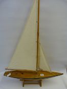 Vintage Pond Yacht