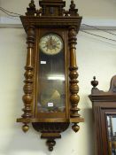 Mahogany Vienna Wall Clock