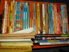 Box Containing Children's Assorted Annuals