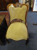Victorian Rosewood Frame Decorative Chair