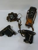4 Fellows Type Vintage Cameras