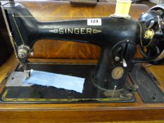Cased Singer Sewing Machine