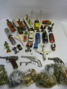 Quantity of Toy Soldiers & Die Cast Vehicles