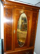 Edwardian Inlaid Wardrobe