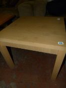 Modern Occasional Table in Light Wood Finish