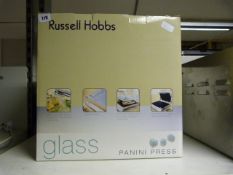 Russell Hobbs Glass Panini Press- Boxed