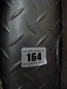 2.4m Roll of Simulated Aluminium Chequer Plate Vinyl Flooring