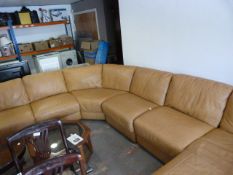 Large Tan Corner Suite