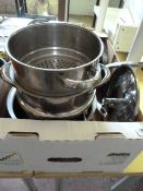 Set of Stainless Steel Pans
