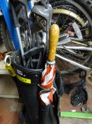 Set of Golf Clubs in Carry Bag