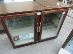 Weild Under Counter Two Door Bottle Fridge