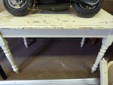 Pine Dining Table on Turned Legs