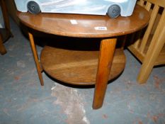 Oak Deco Style Occasional Table