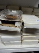 12 Copper & Stainless Steel Oval Balti Dishes