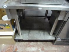 Stainless Steel 2 Tier Preparation Table