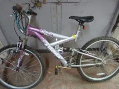 Lady's Magna Power Climber Cycle Purple & Silver
