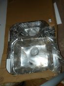 Stainless Steel New 1 1/2 Bowl Sink Unit