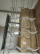 15 Bottle Chrome Wine Rack