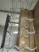 15 Bottle Chrome Wine Rack