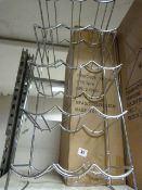 15 Bottle Chrome Wine Rack