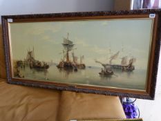 Large Framed Picture - Calm on The Humber