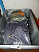 Box Containing Waterproof Clothing