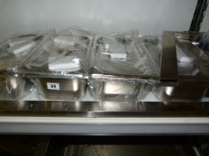 Stainless Steel 6 Compartment Overshelf Ref B26