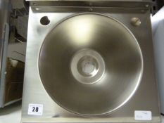 Stainless Steel Wash Hand Basin with Waste Fittings Ref B20