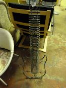Guitar Shaped Wrought Iron CD Rack