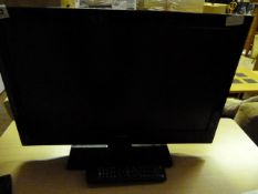 Luxor Model 22 Flat Screen Television with Remote