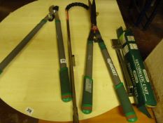 Pair of Head Shears - Pair of Pruners & Flame Gun