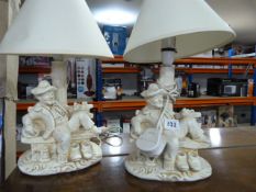 2 Table Lamps with Shades
