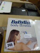 Babyliss Bath Spa & Music System - Polaroid Camera etc