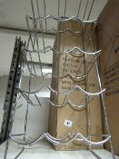 15 Bottle Chrome Wine Rack