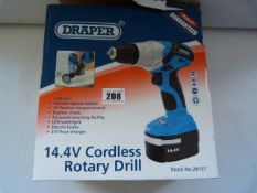 *Draper 14.4v Cordless Rotary Drill