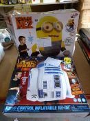 *Boxed Despicable Me Radio Control Minion & R2-D2 Remote Control Toy