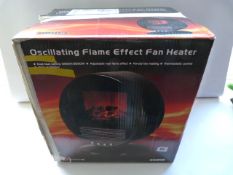 *Oscillating Flame Effect Fan Heater