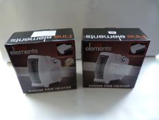 *2 Fine Elements 2000w Fan Heaters