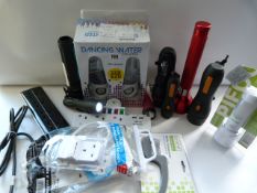 *Mixed Lot including Adaptors - Torches - Dancing Water Speakers etc