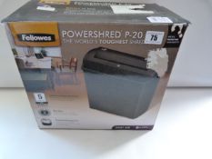 *Power Shred P20 Shredder