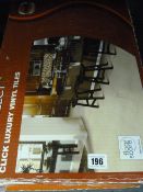 *4 Boxes of Luxury Clip Vinyl Tiles