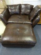 *Knox Accent Chair & Foot Stool