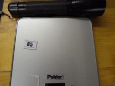 *Feit Electronic Torch & Set of Scales