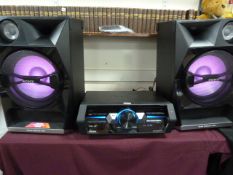 *Sony Home Audio System complete with Sound Pressure Horn Speakers