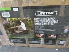 *L/TIME CONVERTIBLE BENCH