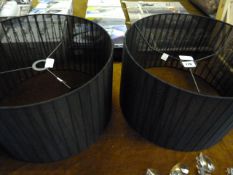 2 Black Lamp Shades