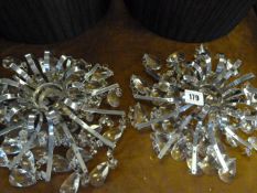 2 Hanging Chandelier Lamp Shades