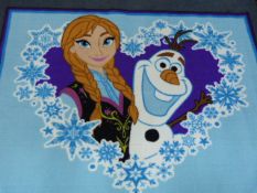 *Frozen Anna & Olaf Picture Carpet
